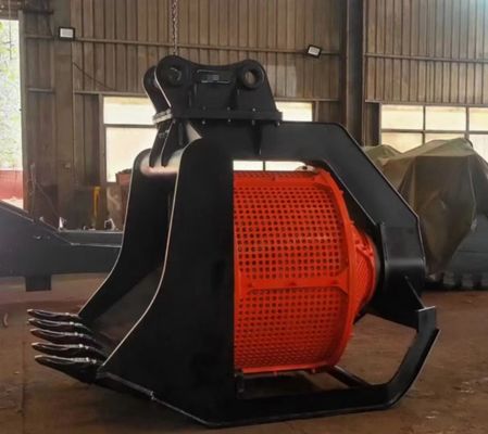 OEM περιστρεφόμενος κουβάς διαλογής για εξορυκτήρα 12 τόνων περιστροφή 360 μοιρών