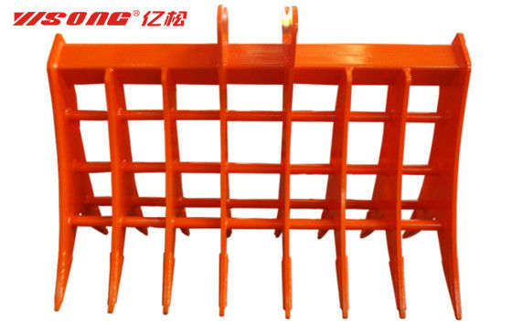Κηπουρική / Τοπίο 1/2 ′′ παχιά Τάνα Rip Excavator Bucket Rake Excavator Scoop Rake