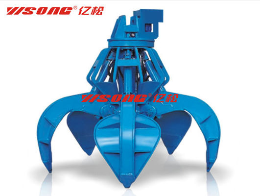 YISONG Υψηλής αντοχής Ατσάλι Excavator Orange Peel Grapple OEM ODM